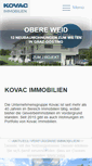 Mobile Screenshot of kovac-immobilien.com